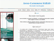 Tablet Screenshot of anne-catherine-sabas.com